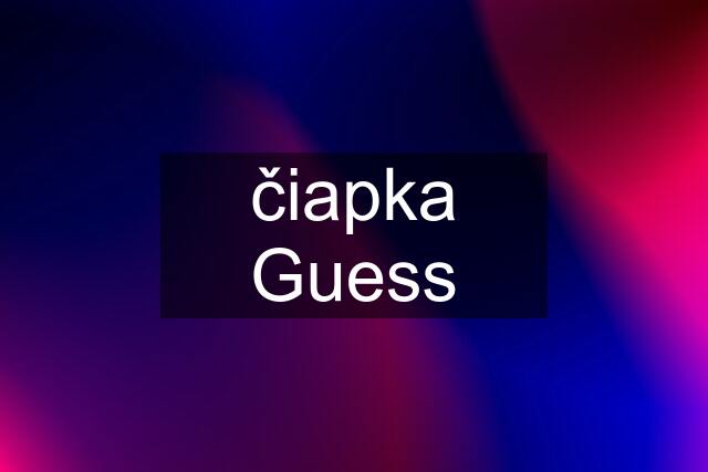 čiapka Guess