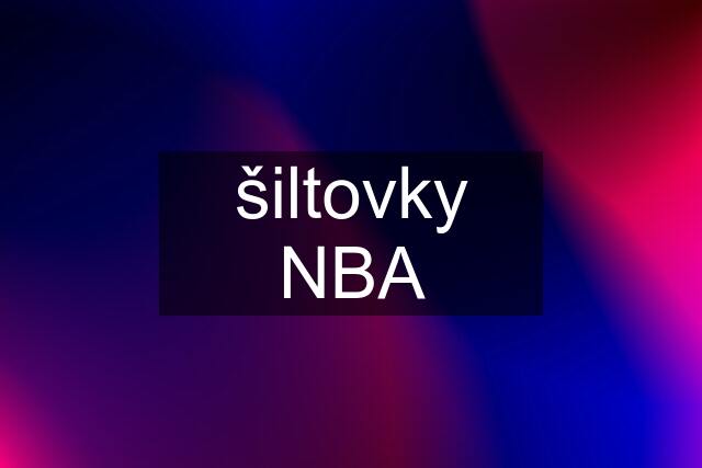 šiltovky NBA