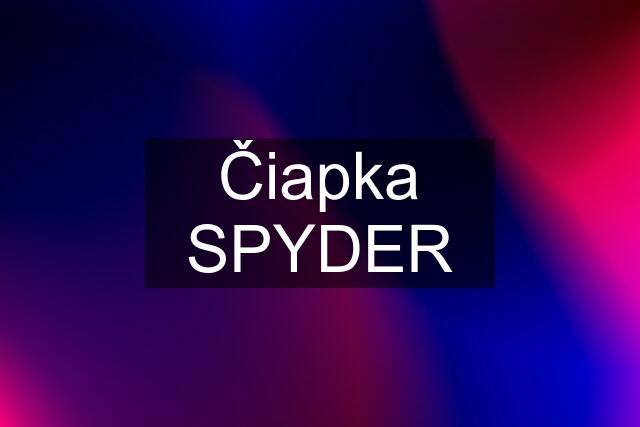 Čiapka SPYDER