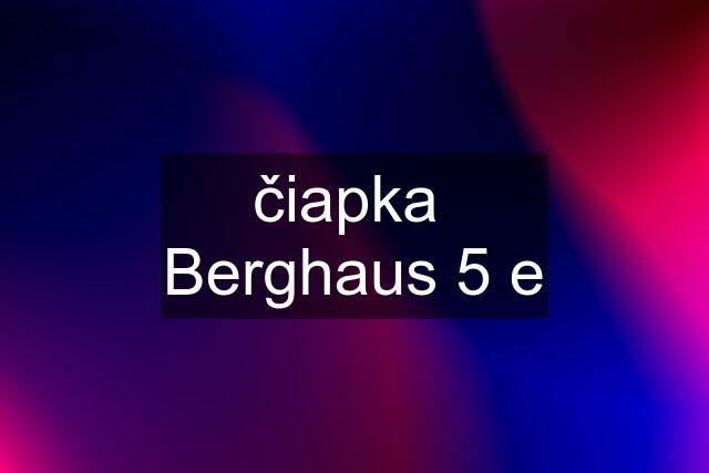 čiapka  Berghaus 5 e