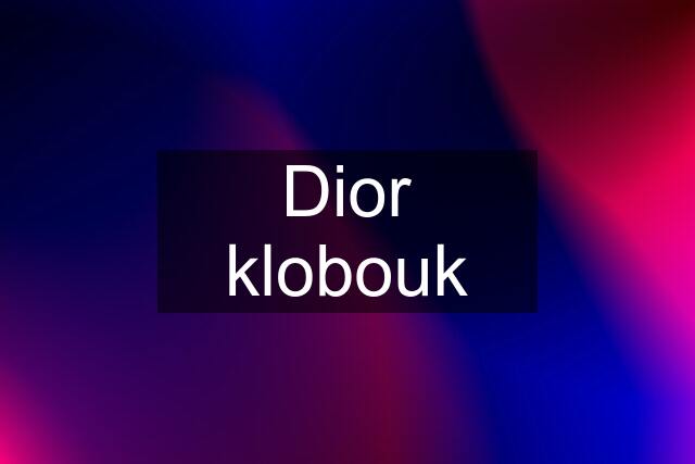 Dior klobouk