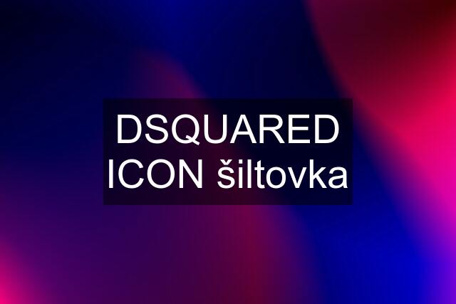 DSQUARED ICON šiltovka