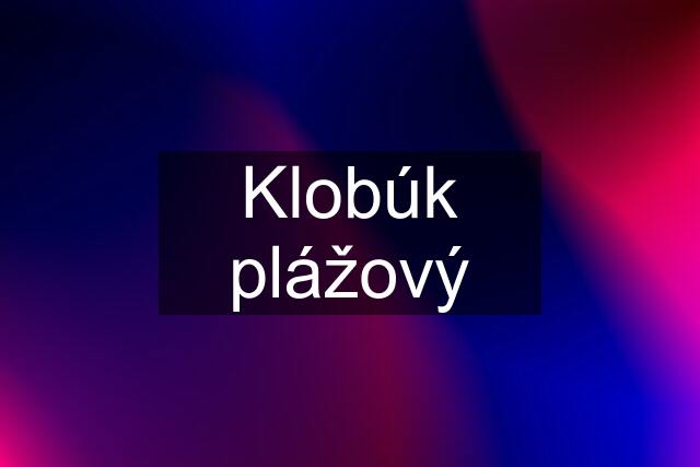 Klobúk plážový