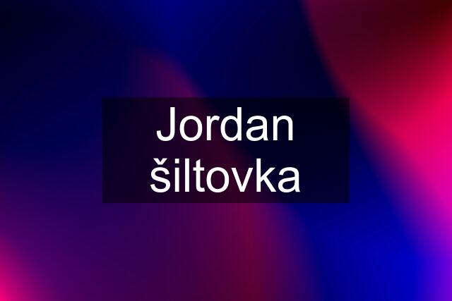 Jordan šiltovka