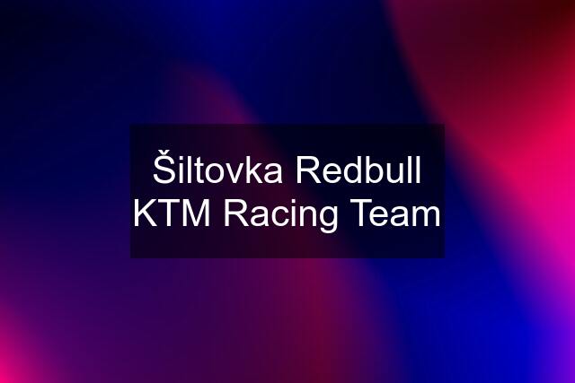 Šiltovka Redbull KTM Racing Team