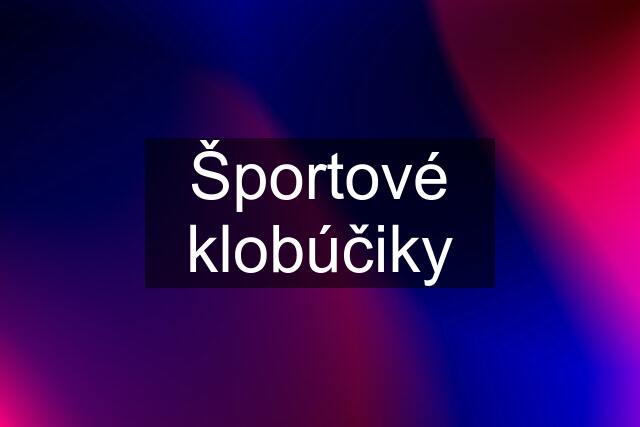 Športové klobúčiky