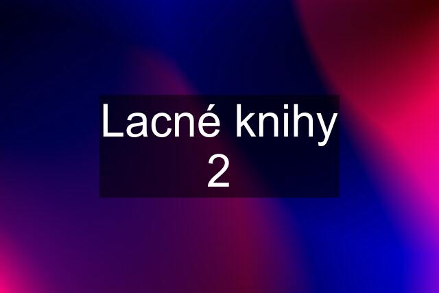 Lacné knihy 2