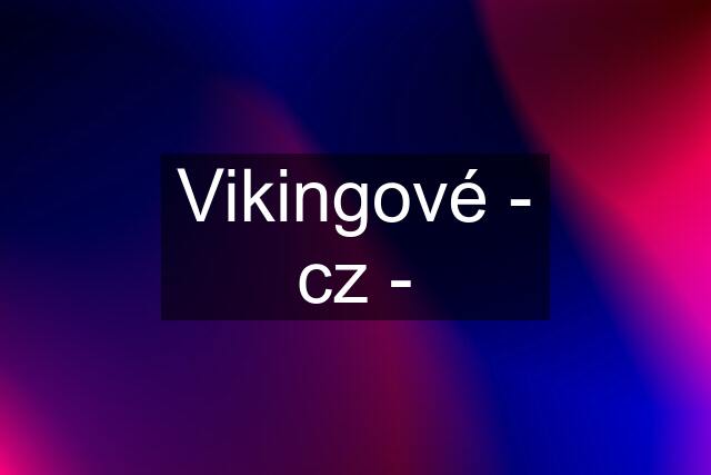 Vikingové - cz -