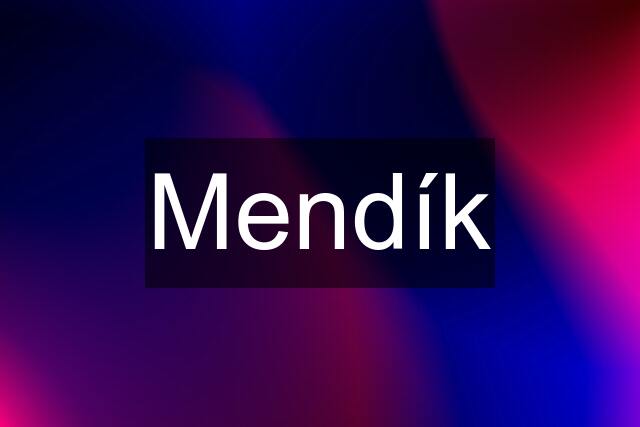 Mendík