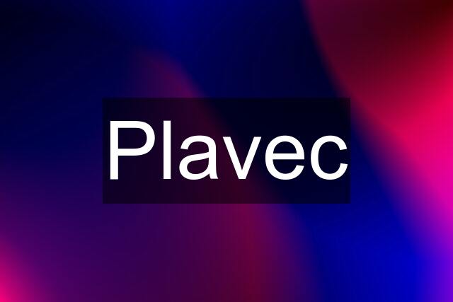 Plavec