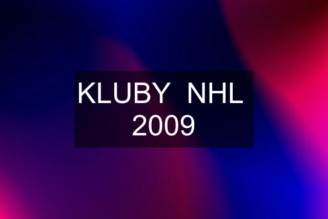 KLUBY  NHL  2009