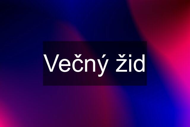 Večný žid