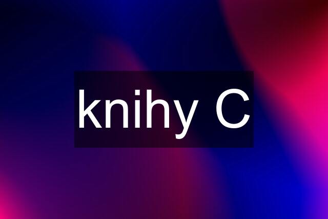 knihy C