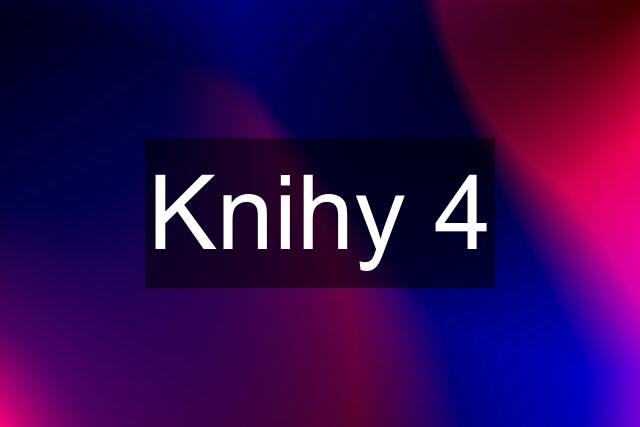 Knihy 4