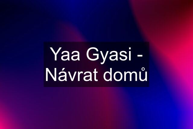 Yaa Gyasi - Návrat domů