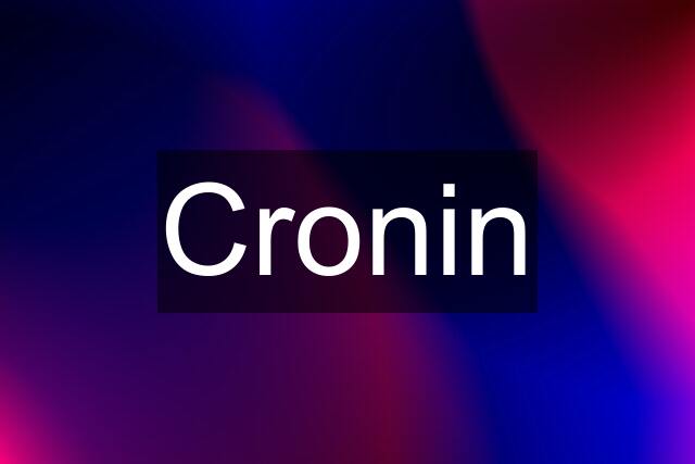 Cronin