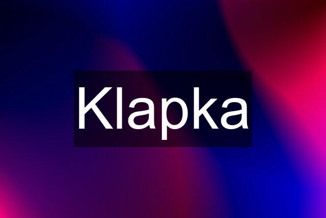 Klapka