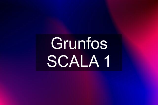 Grunfos SCALA 1