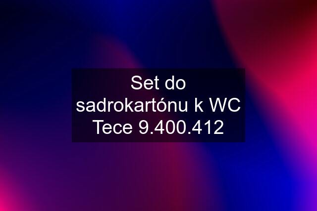 Set do sadrokartónu k WC Tece 9.400.412