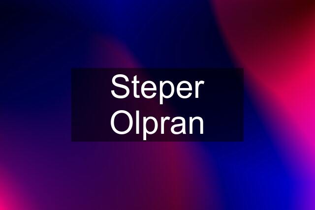 Steper Olpran