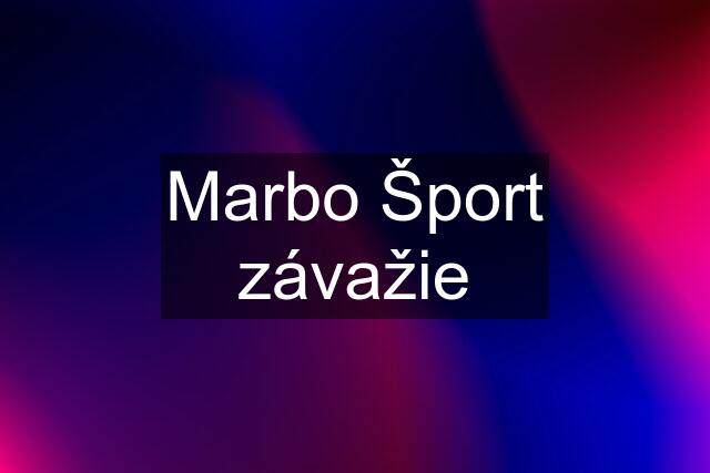 Marbo Šport závažie