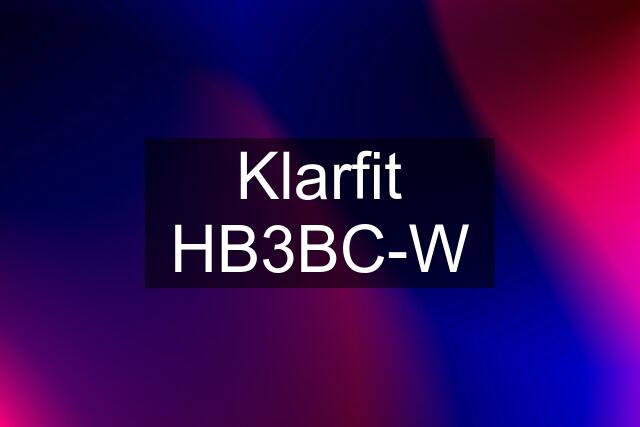 Klarfit HB3BC-W