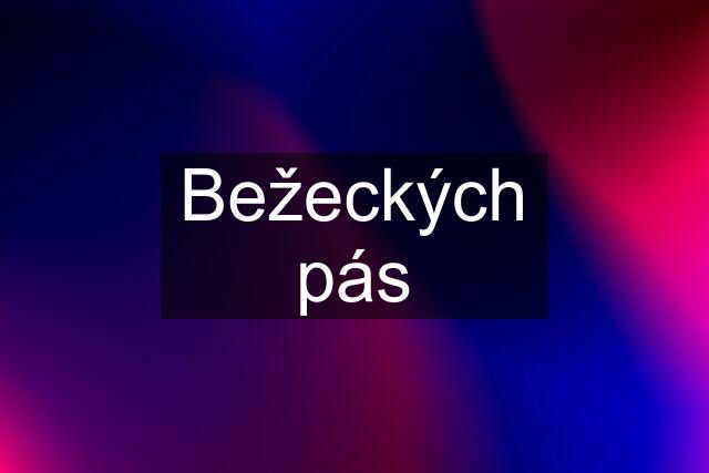 Bežeckých pás