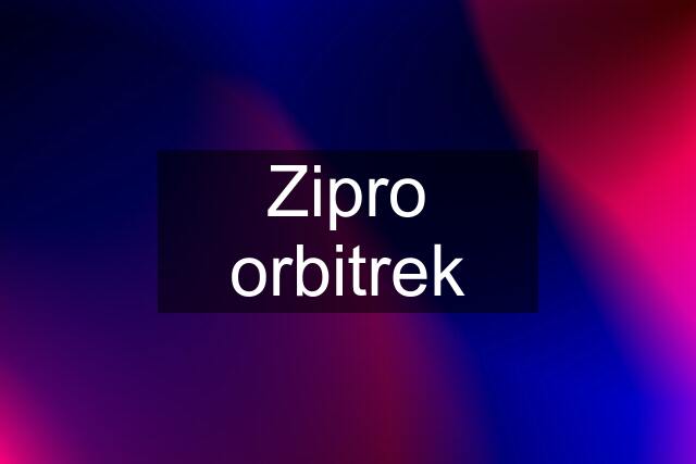 Zipro orbitrek