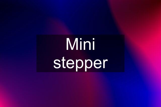 Mini stepper