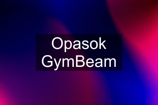 Opasok GymBeam