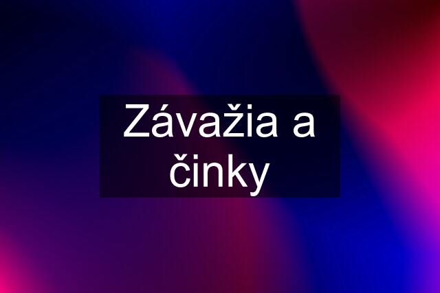 Závažia a činky