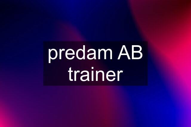 predam AB trainer