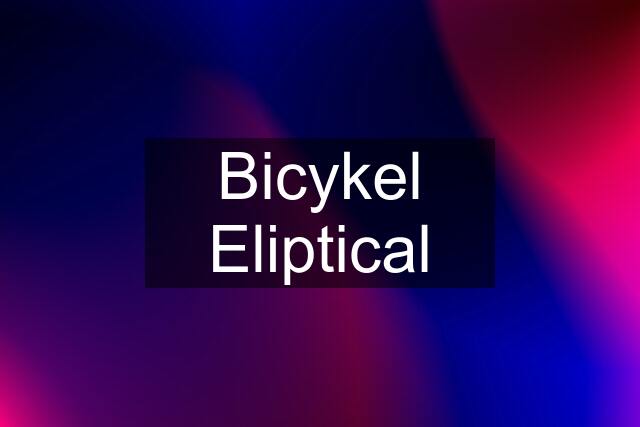 Bicykel Eliptical