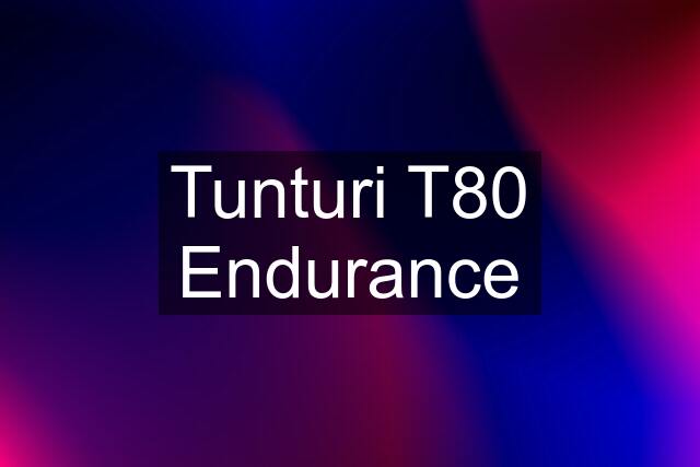 Tunturi T80 Endurance