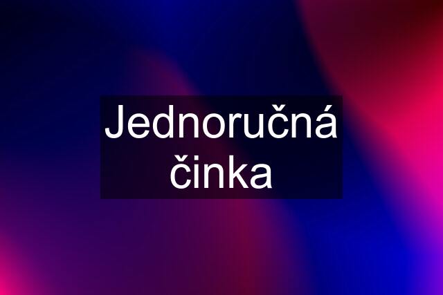 Jednoručná činka