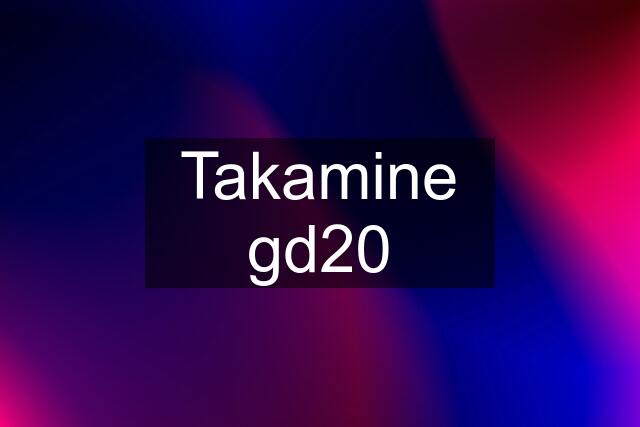 Takamine gd20