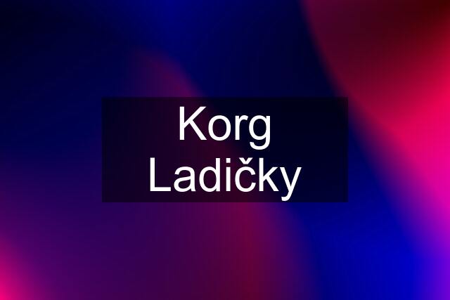 Korg Ladičky