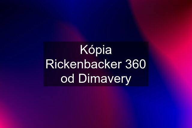 Kópia Rickenbacker 360 od Dimavery