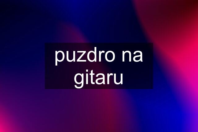 puzdro na gitaru