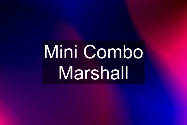 Mini Combo Marshall