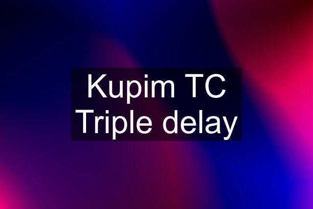 Kupim TC Triple delay