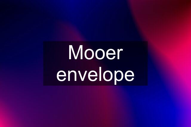 Mooer envelope