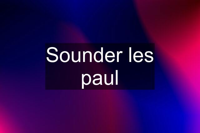 Sounder les paul