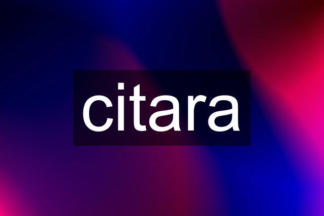 citara