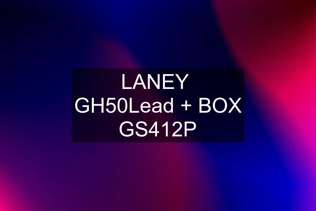 LANEY  GH50Lead + BOX GS412P