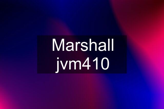 Marshall jvm410