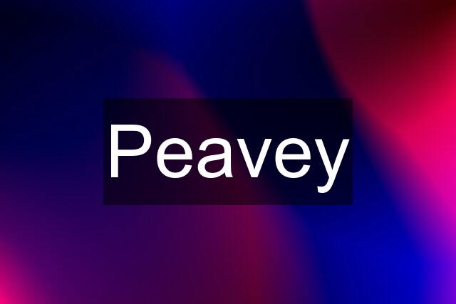 Peavey