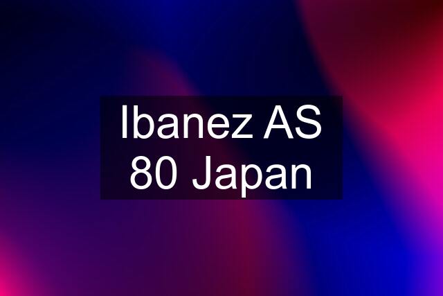 Ibanez AS 80 Japan