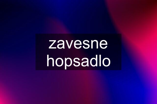 zavesne hopsadlo