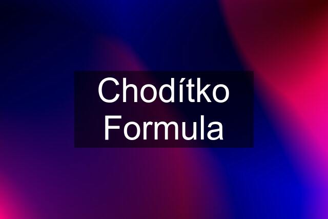 Chodítko Formula